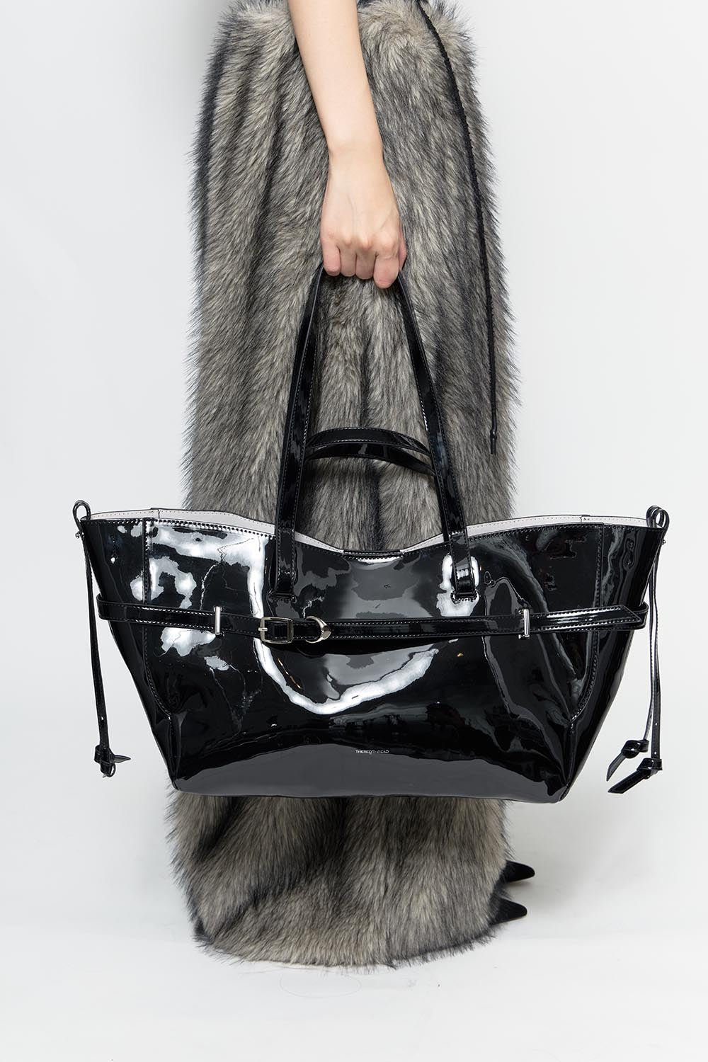 S heart tote bag large (enamel)