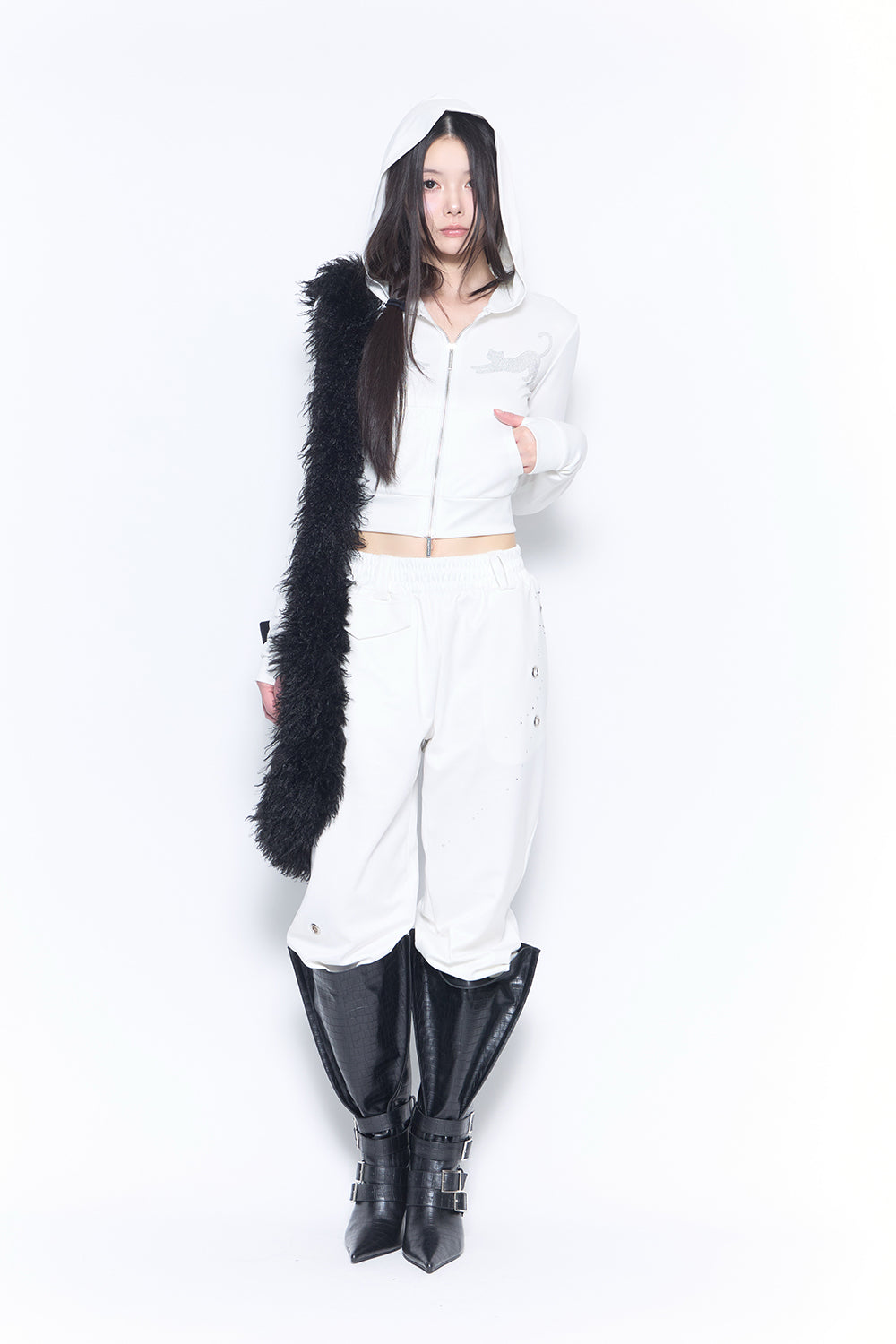 eyelet sweat pants