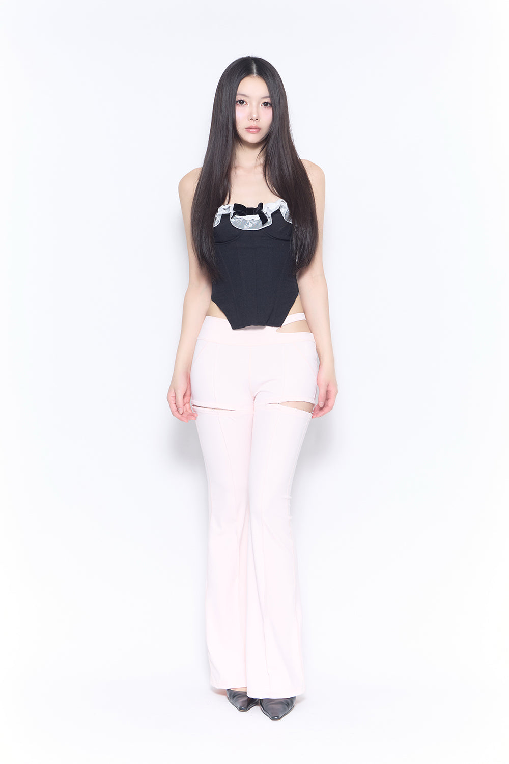 sculpt slit pants