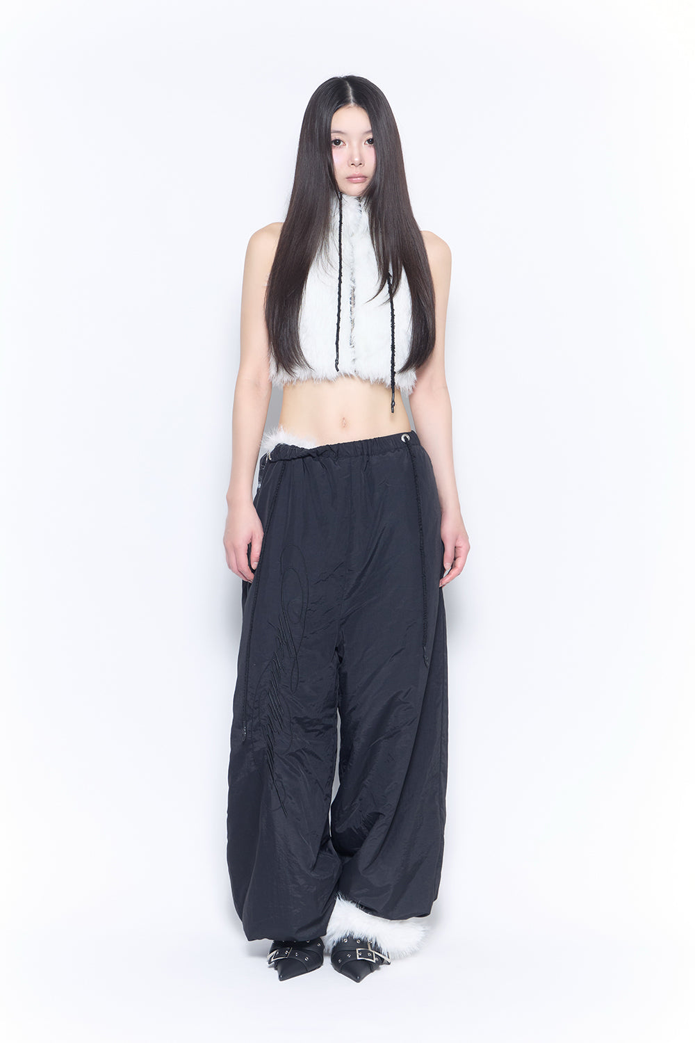 flip fur pants