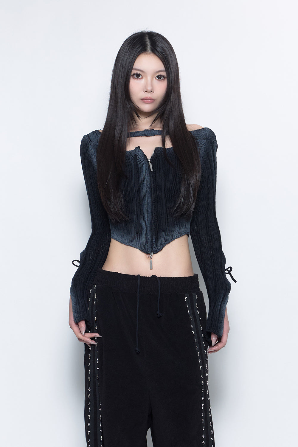 トップス theredthread S trailing rose tops black ALL – THEREDTHREAD