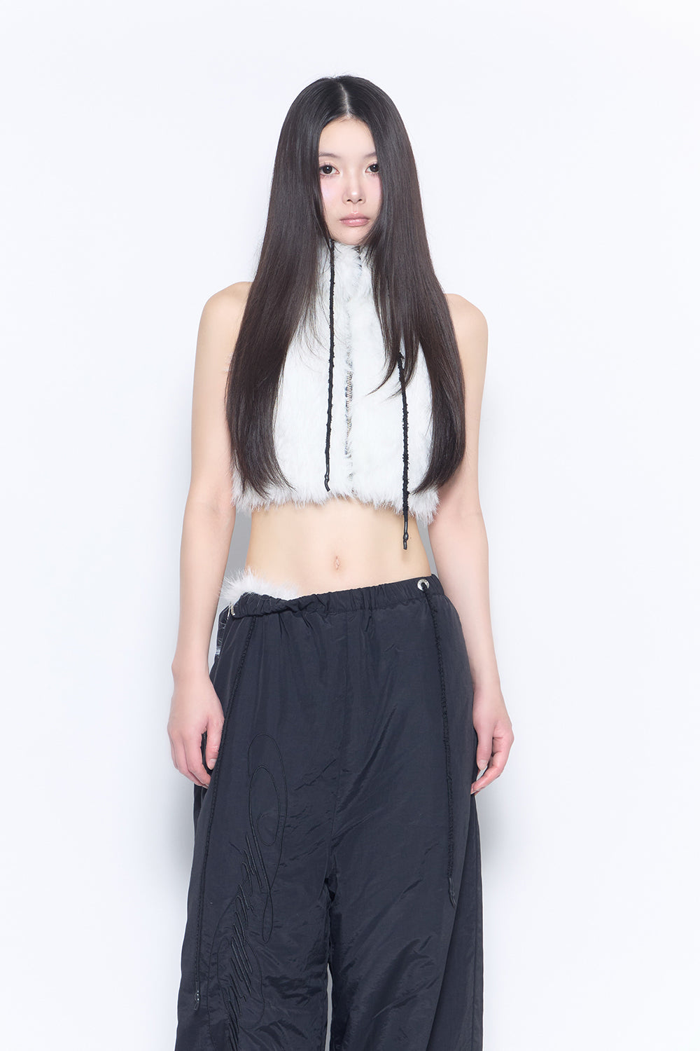 flip fur vest