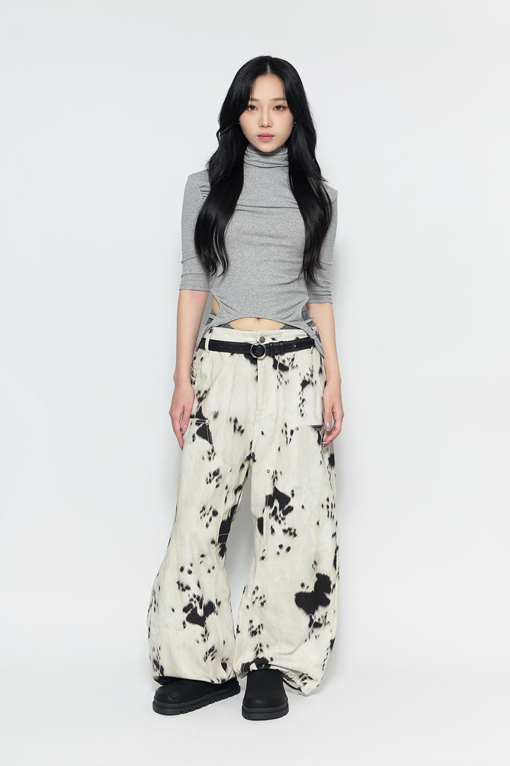 S layered work denim