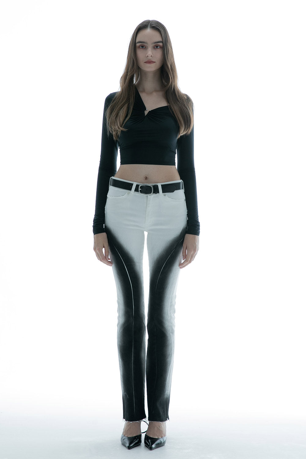 THEREDTHREAD / ザレッドスレッド】S bootcut pants gradation