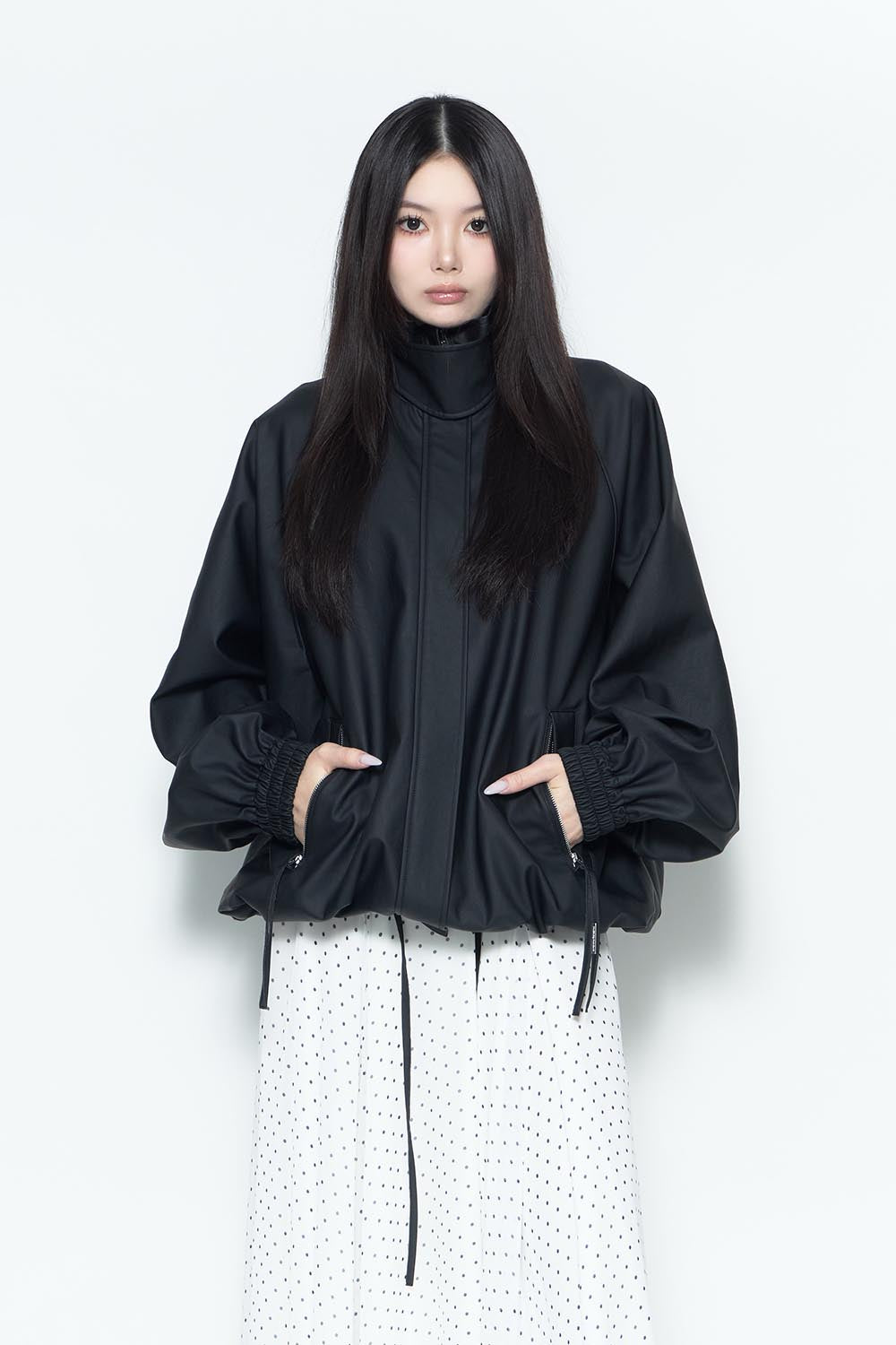 S overfit stitch jacket