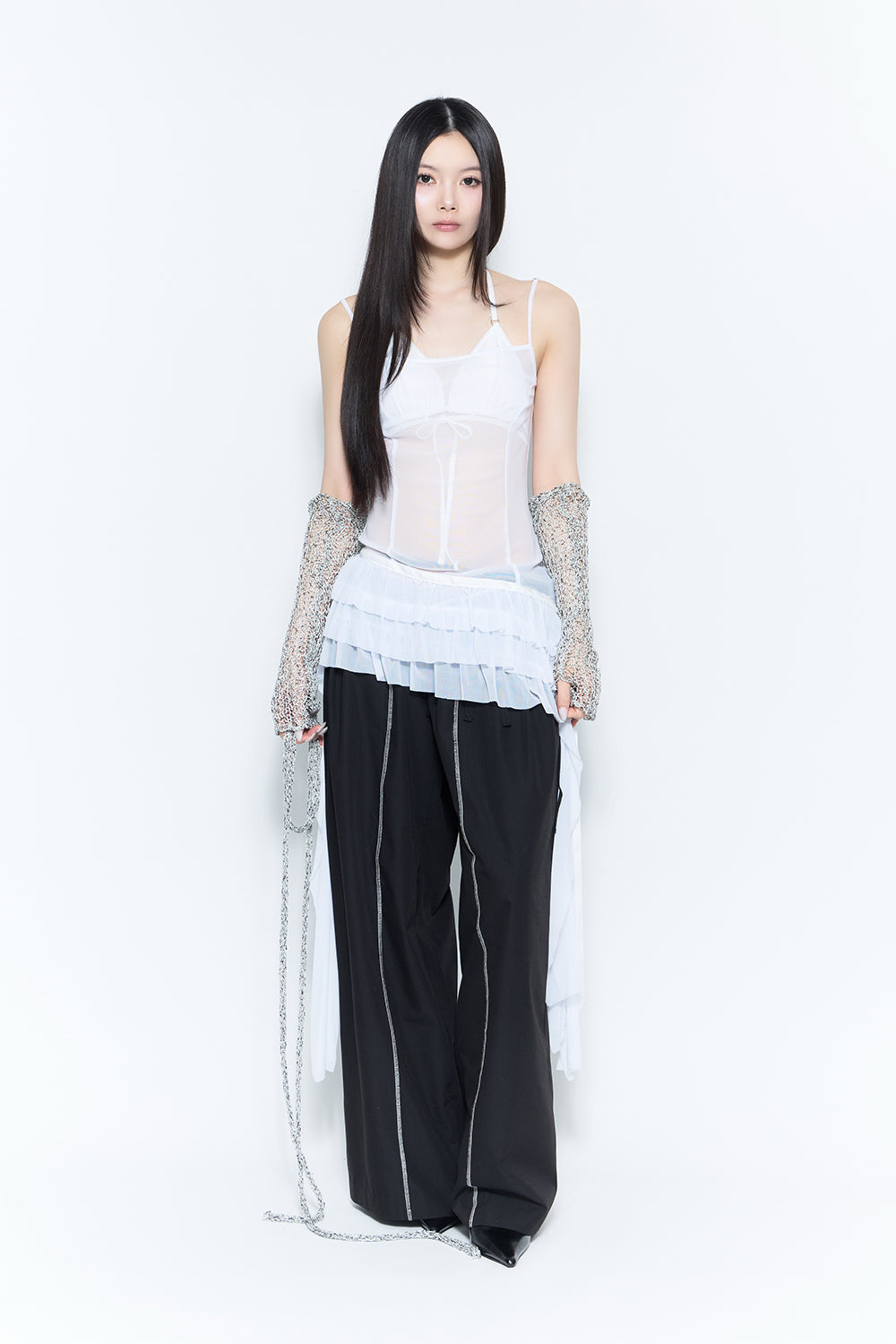 THEREDTHREAD】corded hook pants