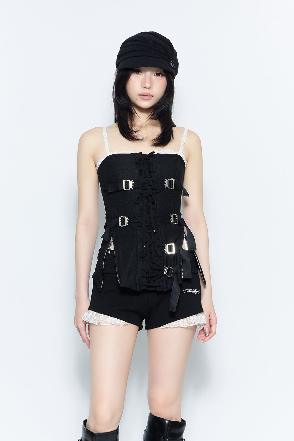 THEREDTHREAD】burlesque layered corset