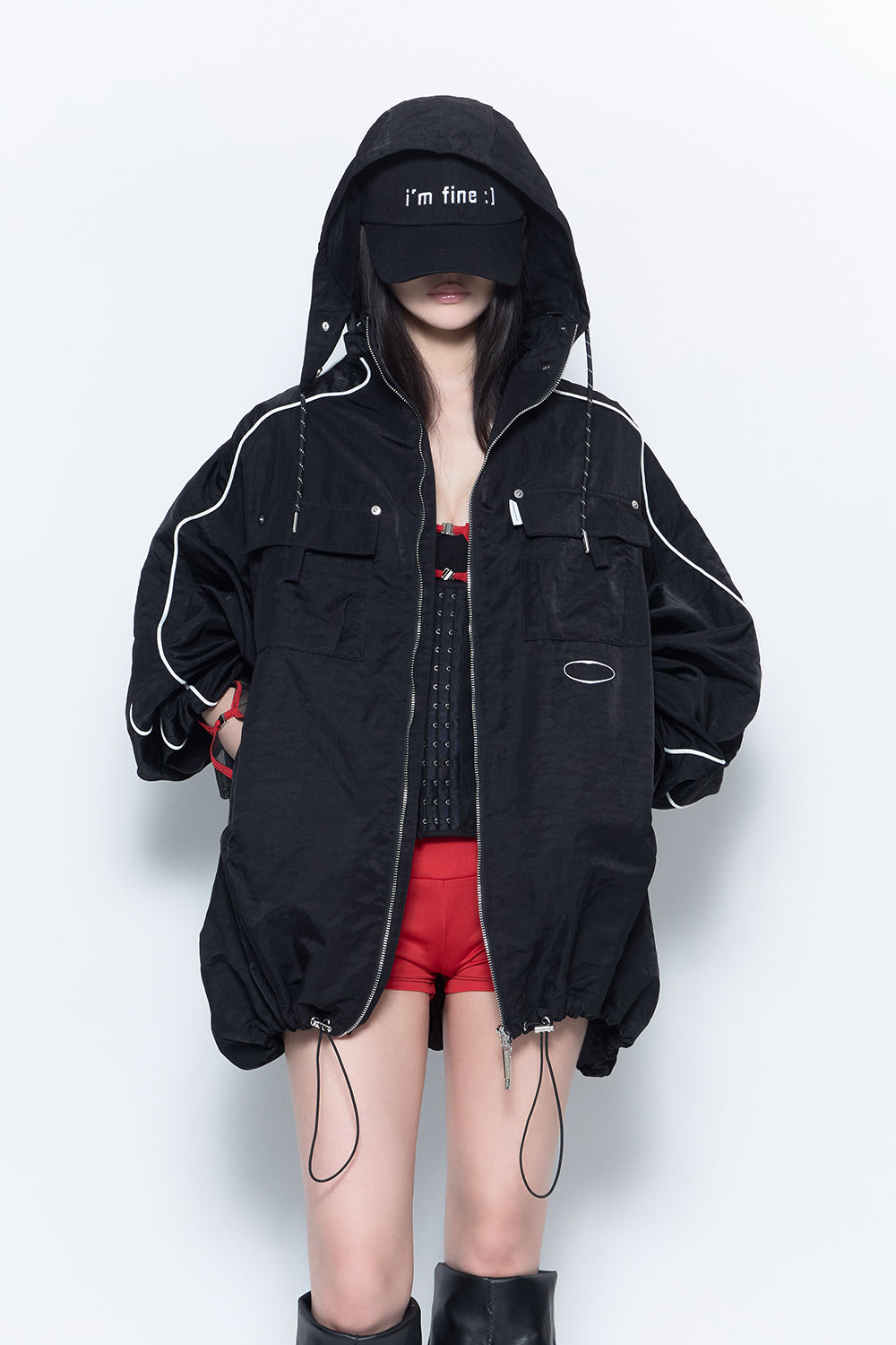 ジャケット・アウター nylon jacket heart theredthread THEREDTHREAD / ザレッドスレッド】nylon jacket heart