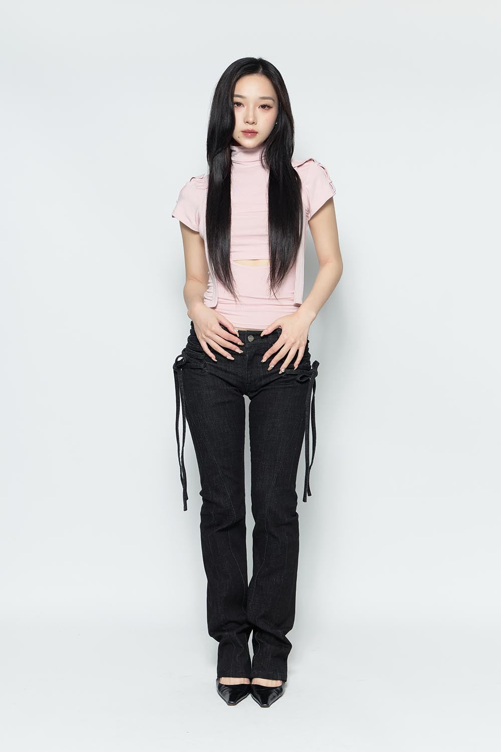 S lace up denim 1