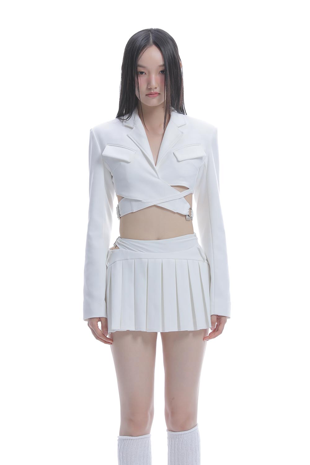 S ring jacket cropped