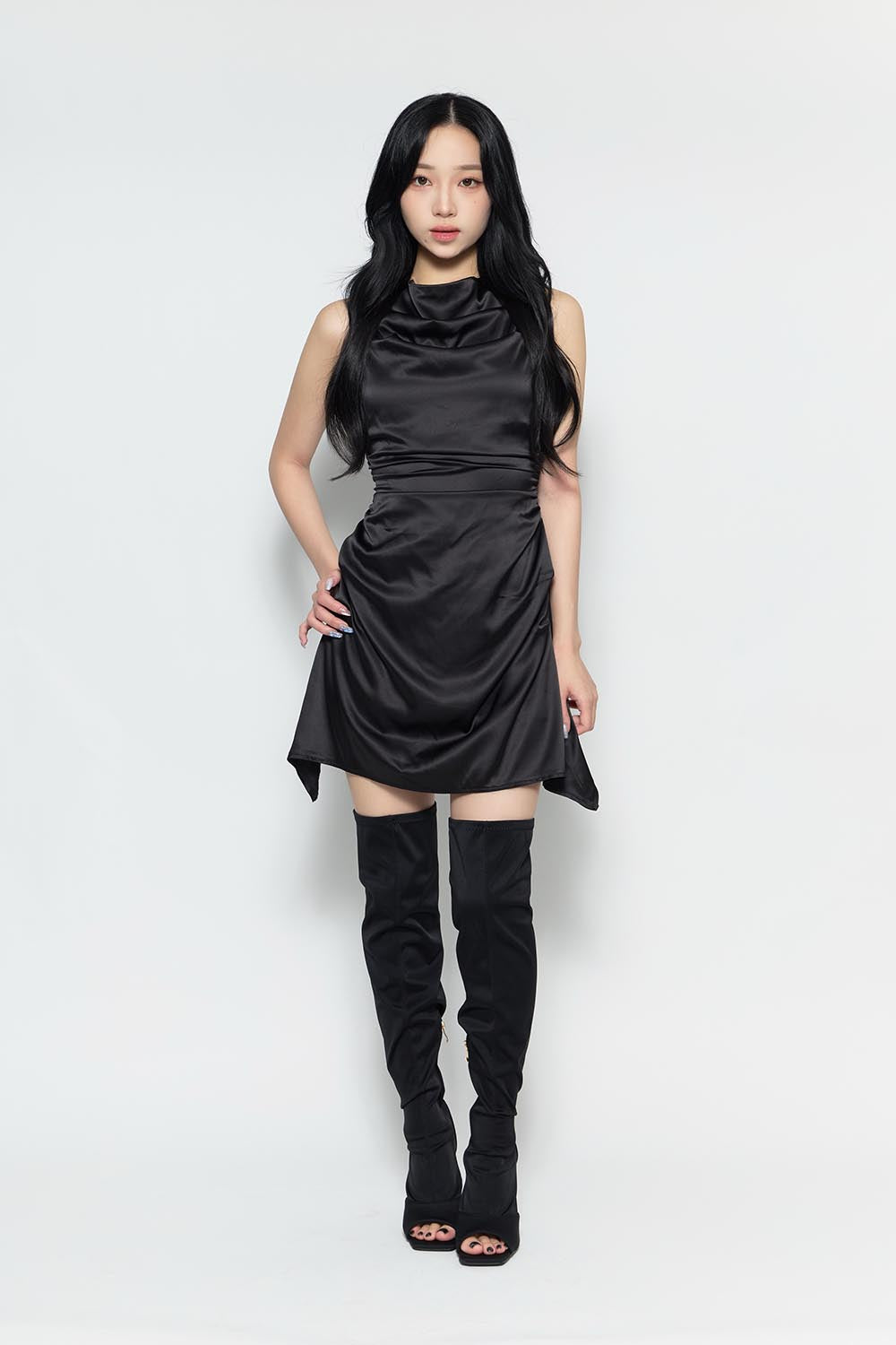 ワンピース theredthread S cutting lace dress THEREDTHREAD】S cutting lace dress