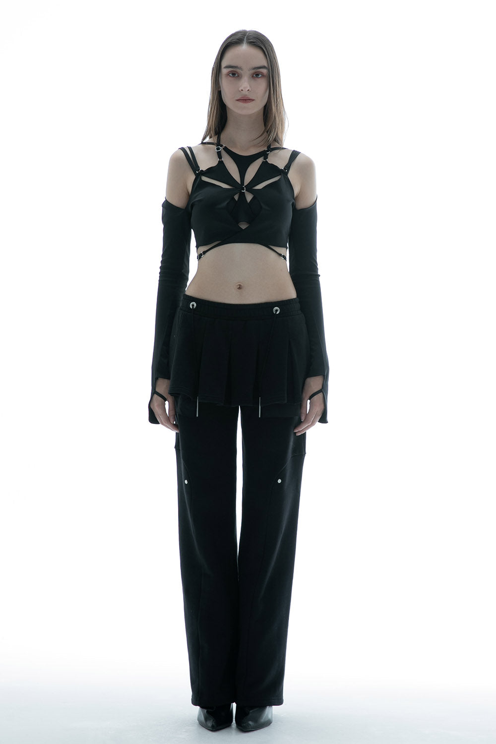 THEREDTHREAD / ザレッドスレッド】S classic skirt pants sweat