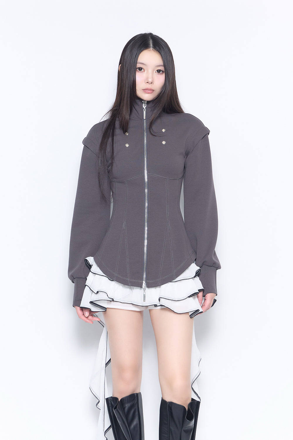 corset fit jacket