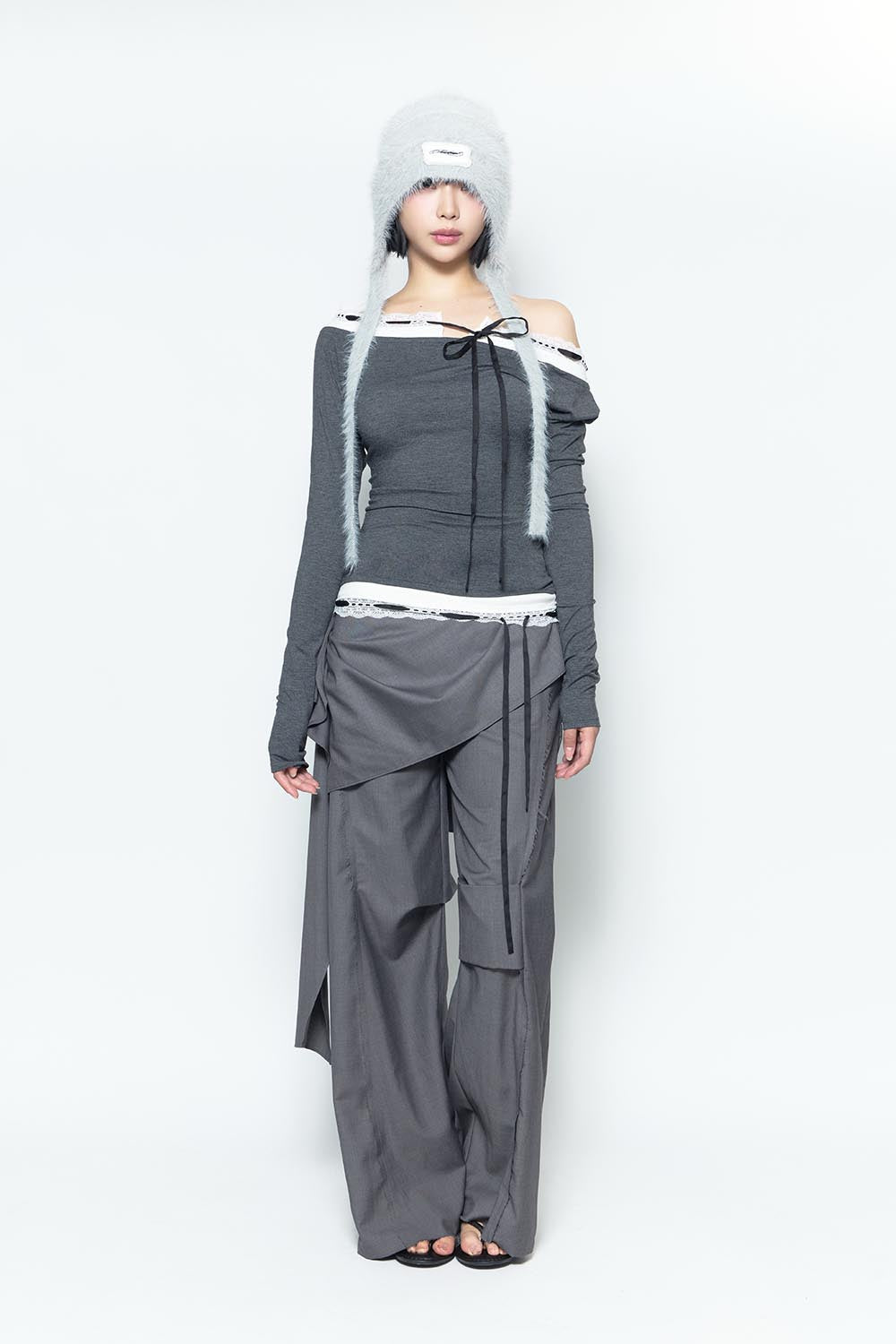 S drape tail pants