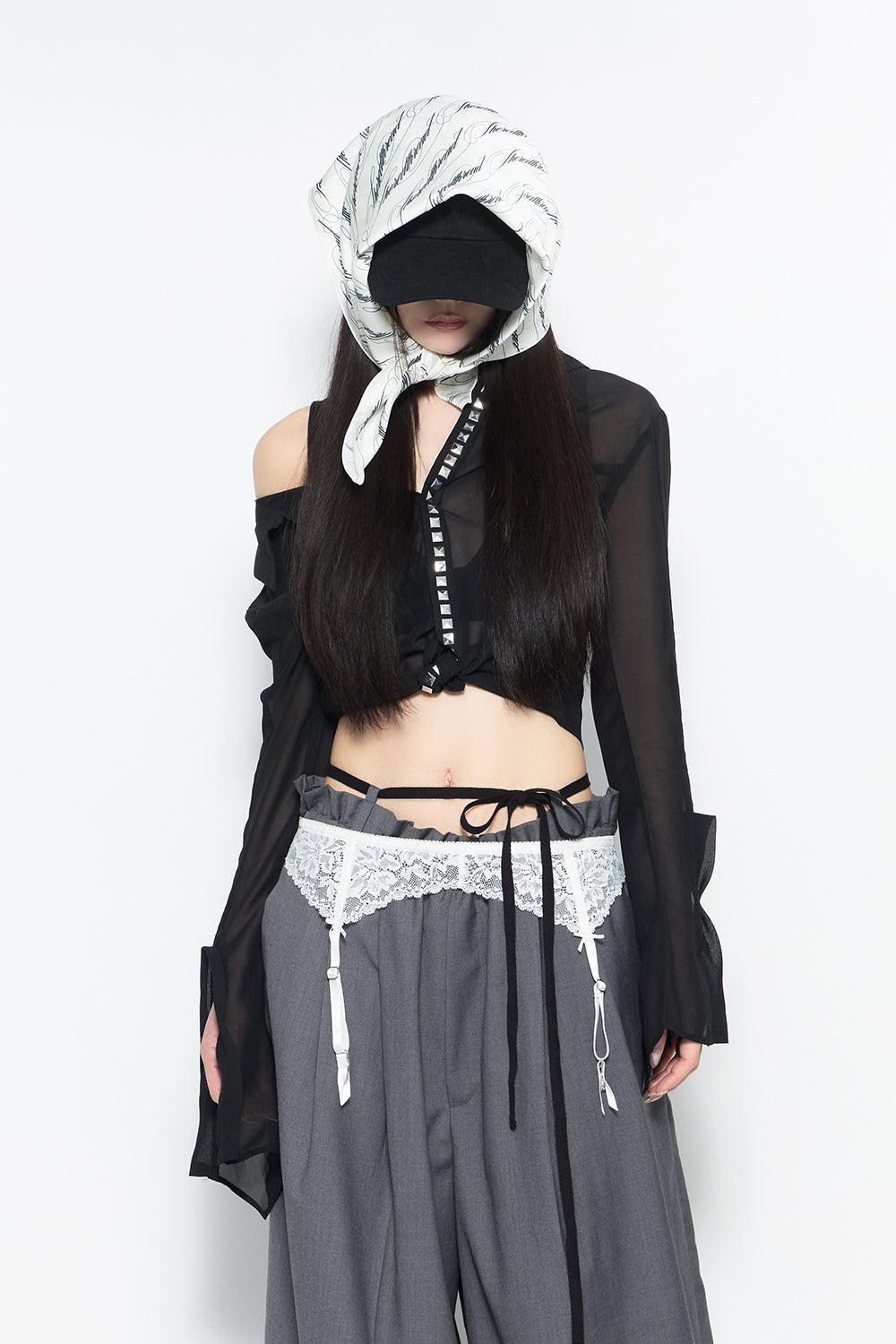 THEREDTHREAD / ザレッドスレッド】metal trim shirt
