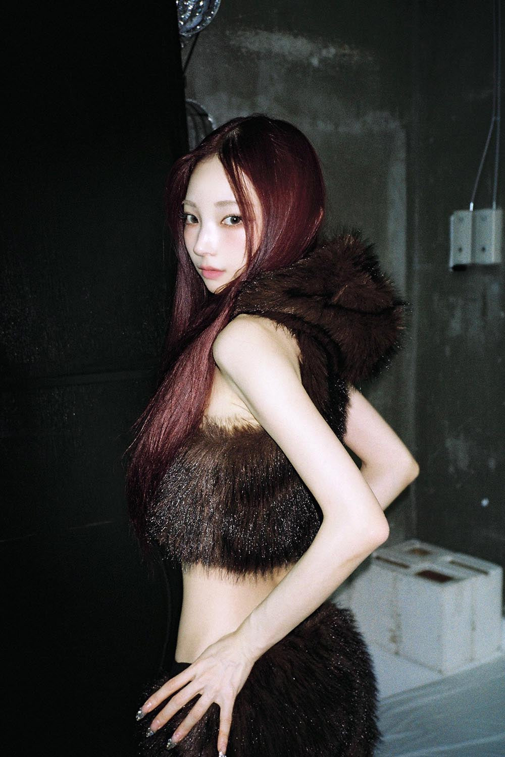 S flip fur vest