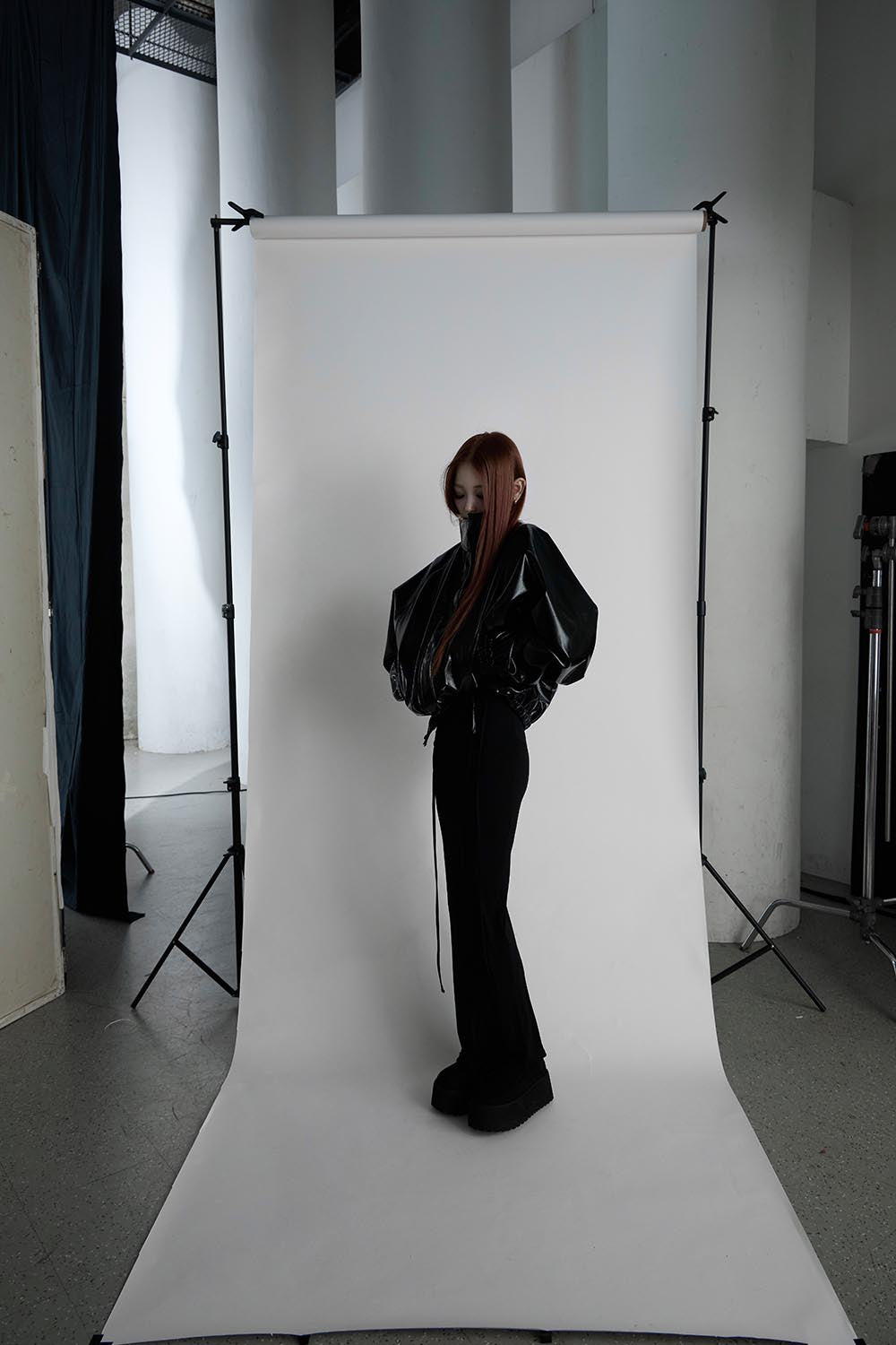 S overfit stitch jacket