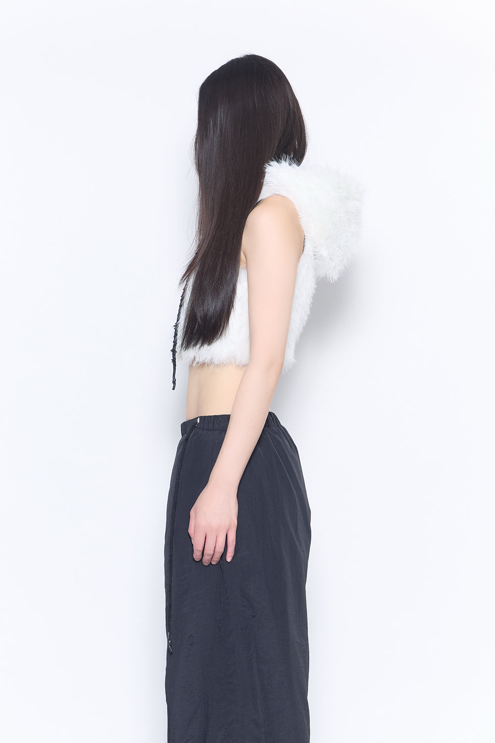 flip fur vest