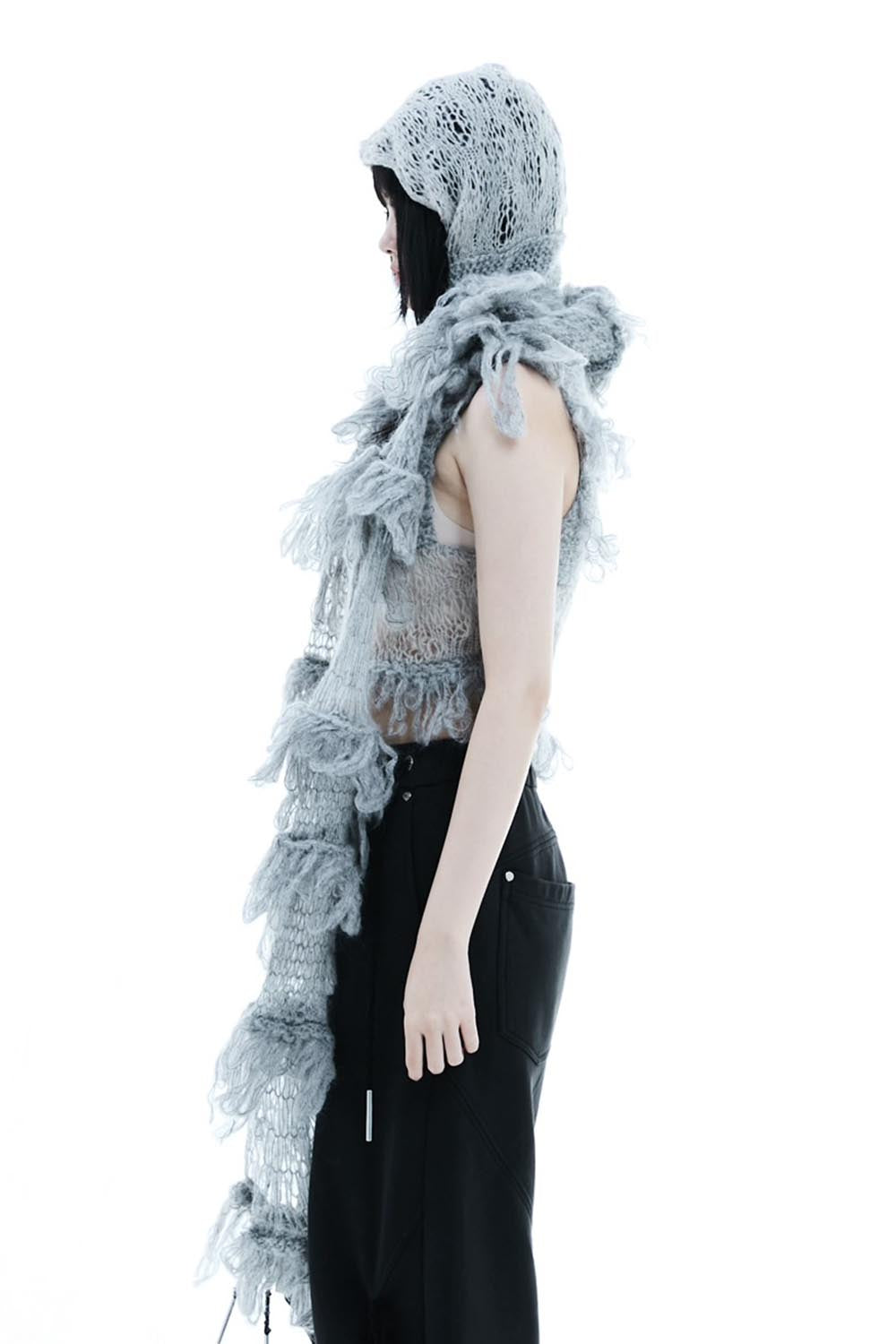 THEREDTHREAD / ザレッドスレッド】S knit tank top cocoon