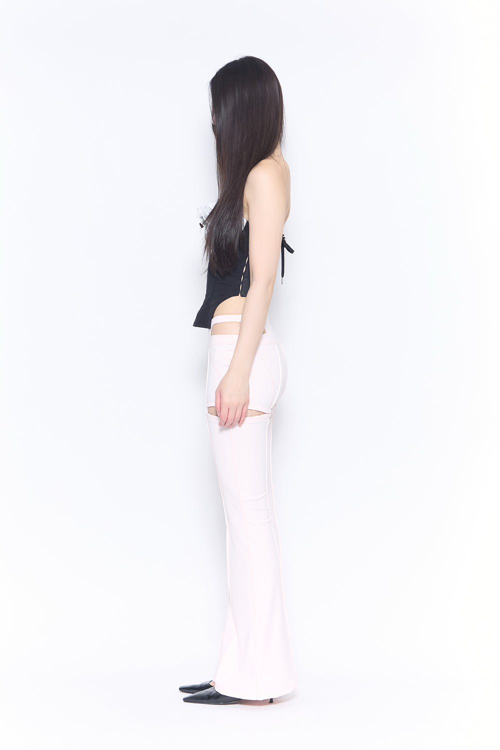 sculpt slit pants