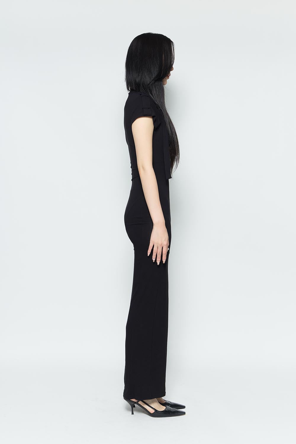 S shoulder harness dress