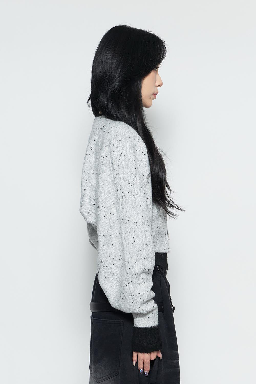 S layered dolman knit