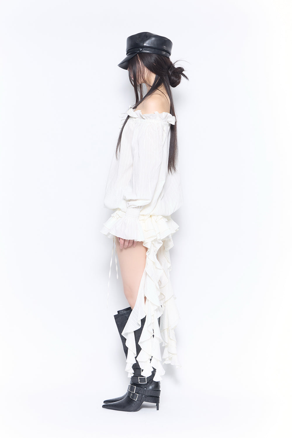 ruffle tiered dress mini
