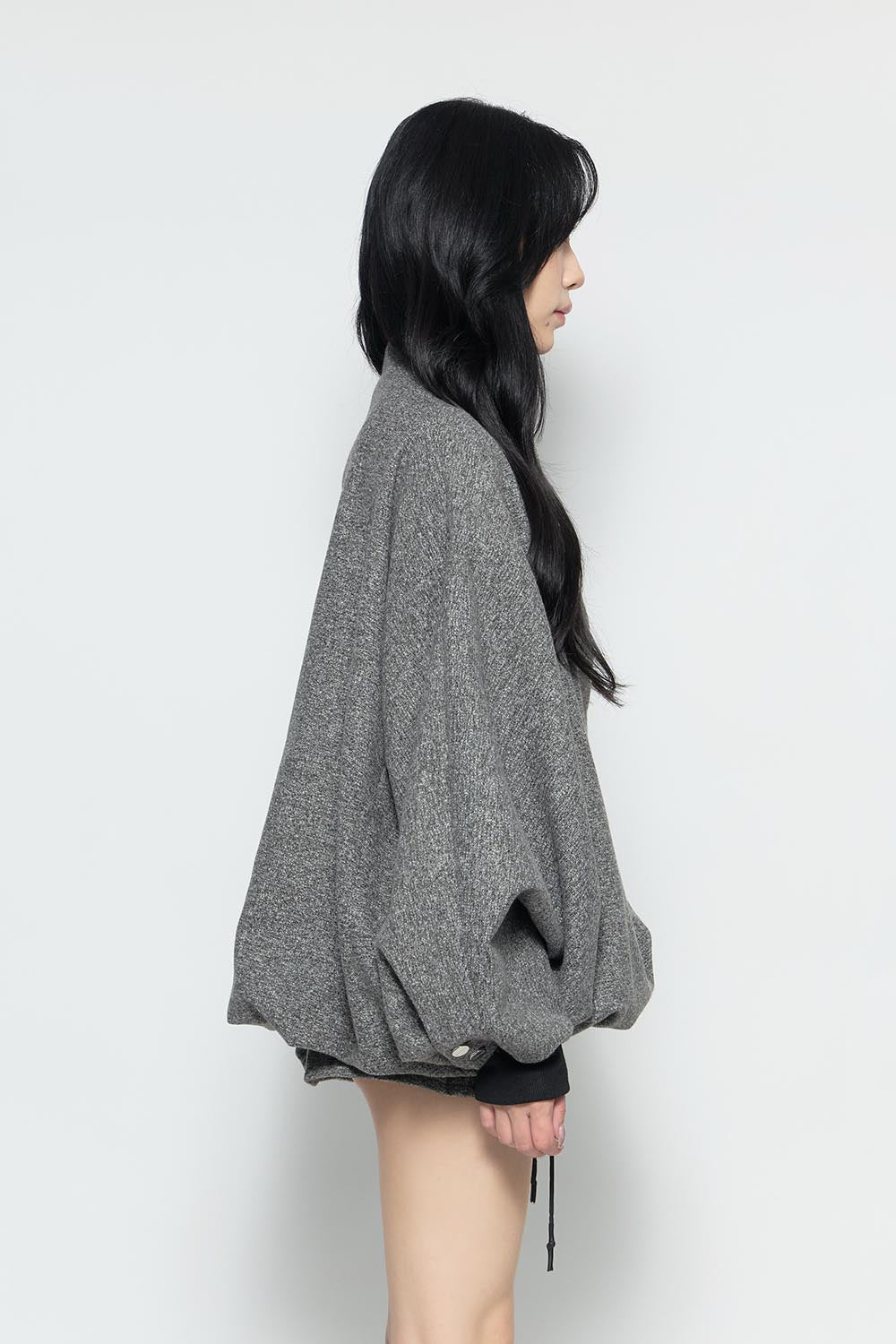 S over tweed zip jacket