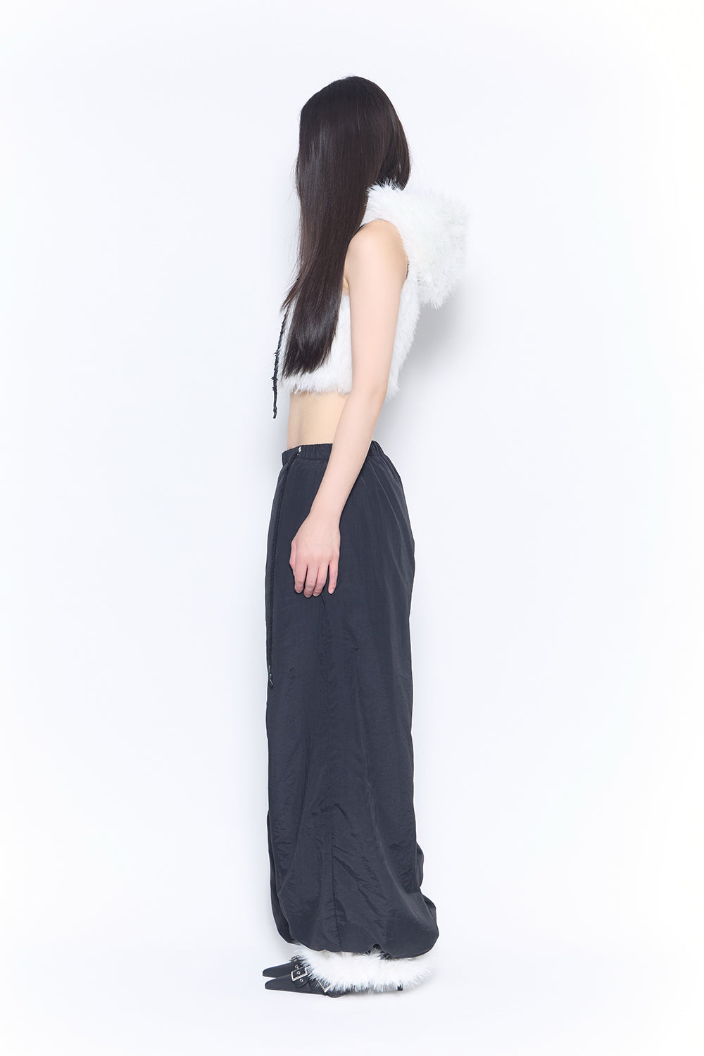 flip fur pants