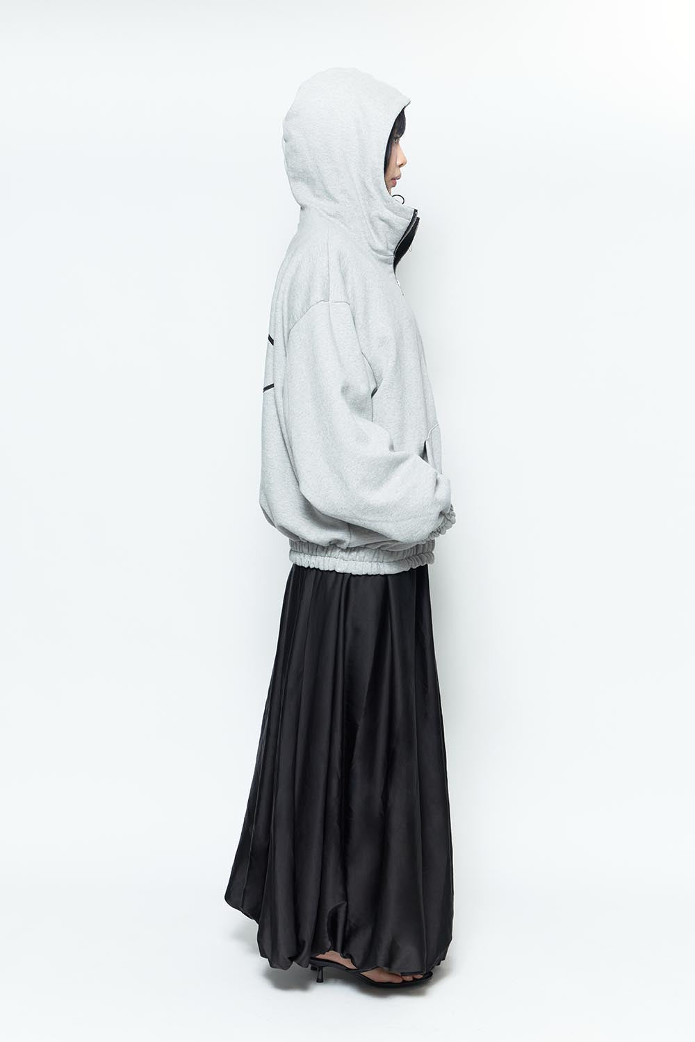 S float satin skirt