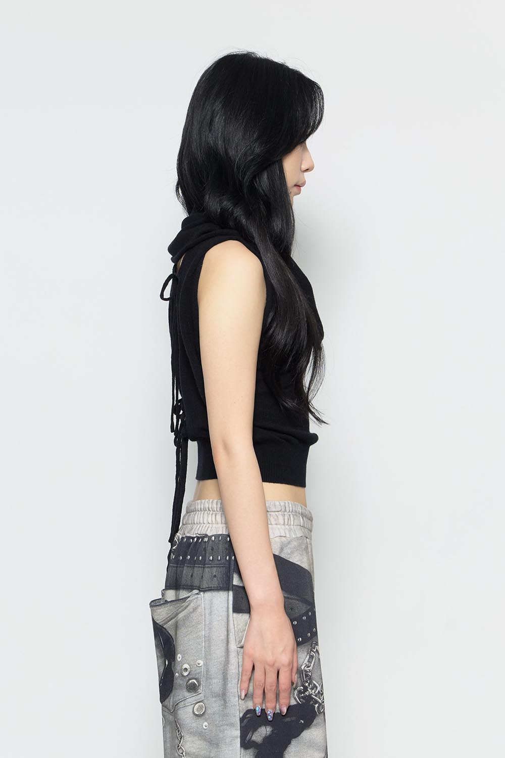 S backless knit tops