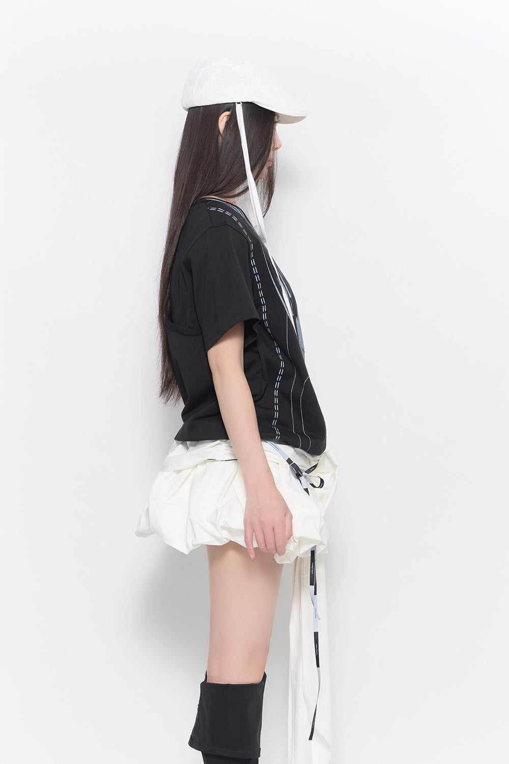 ink script offshoulder tops