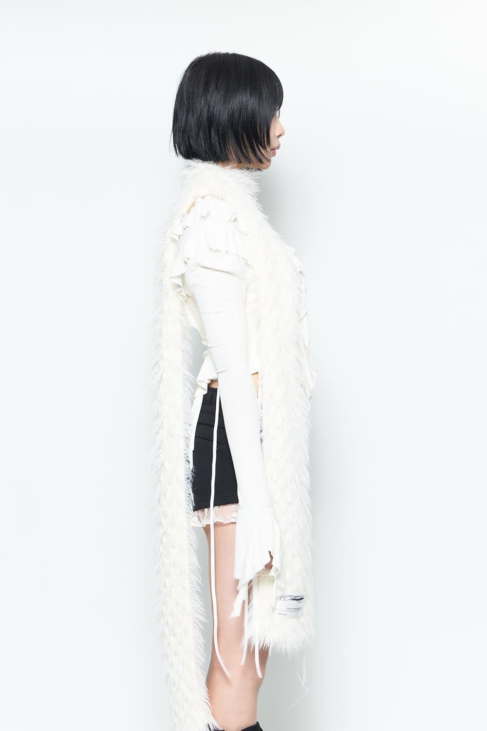 S dot flow frill tops