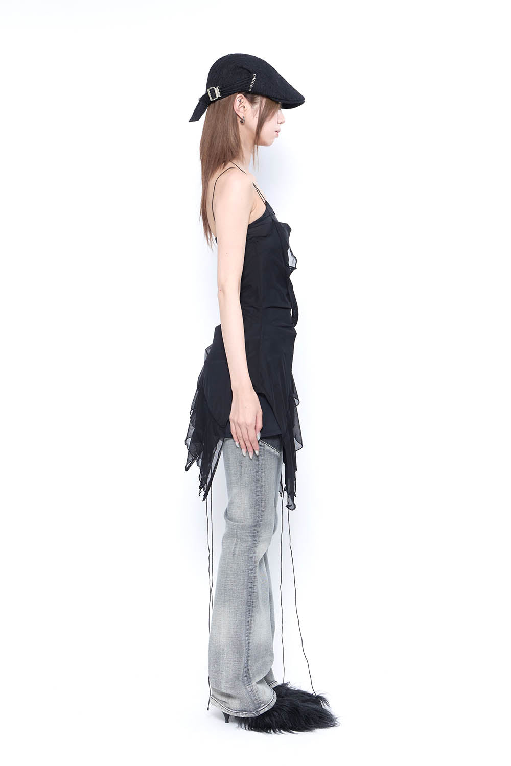 ワンピース theredthread S oval pleats dress theredthread S oval pleats dress ワンピース（S oval pleats