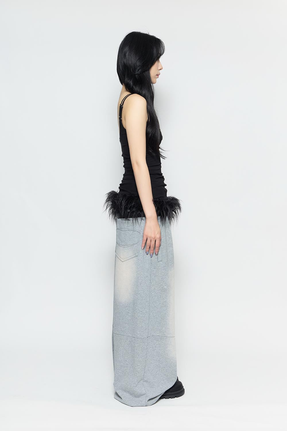 S layered fluff dress mini