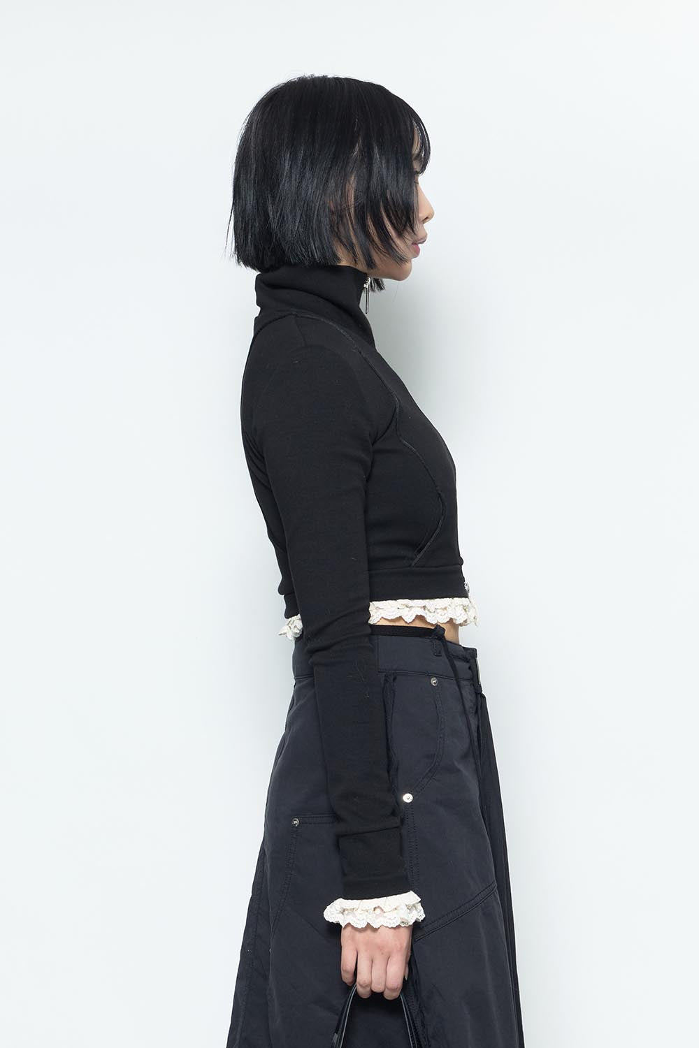 S track jersey jacket lace
