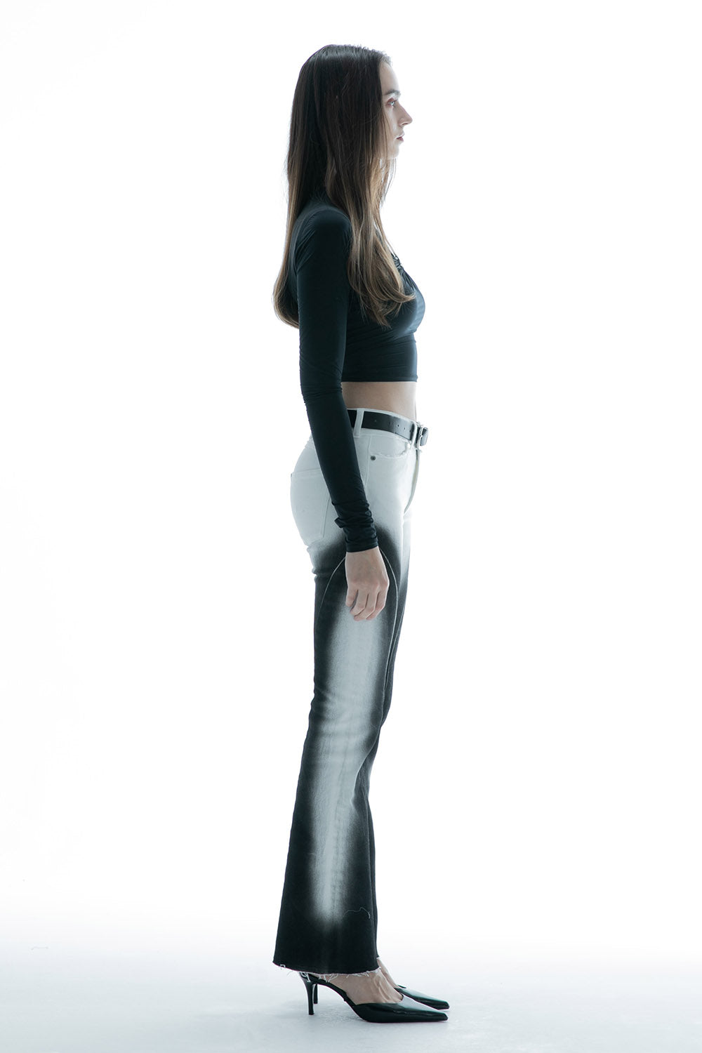 パンツ theredthread S bootcut pants gradation M THEREDTHREAD / ザレッドスレッド】S bootcut pants gradation