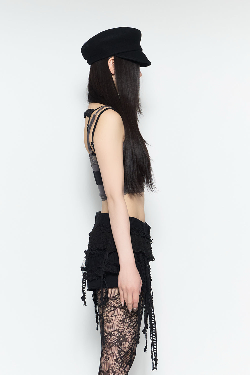 lace trim layer cami