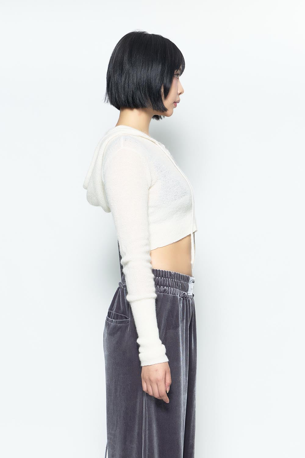 THEREDTHREAD / ザレッドスレッド】S w zip knit hoodie