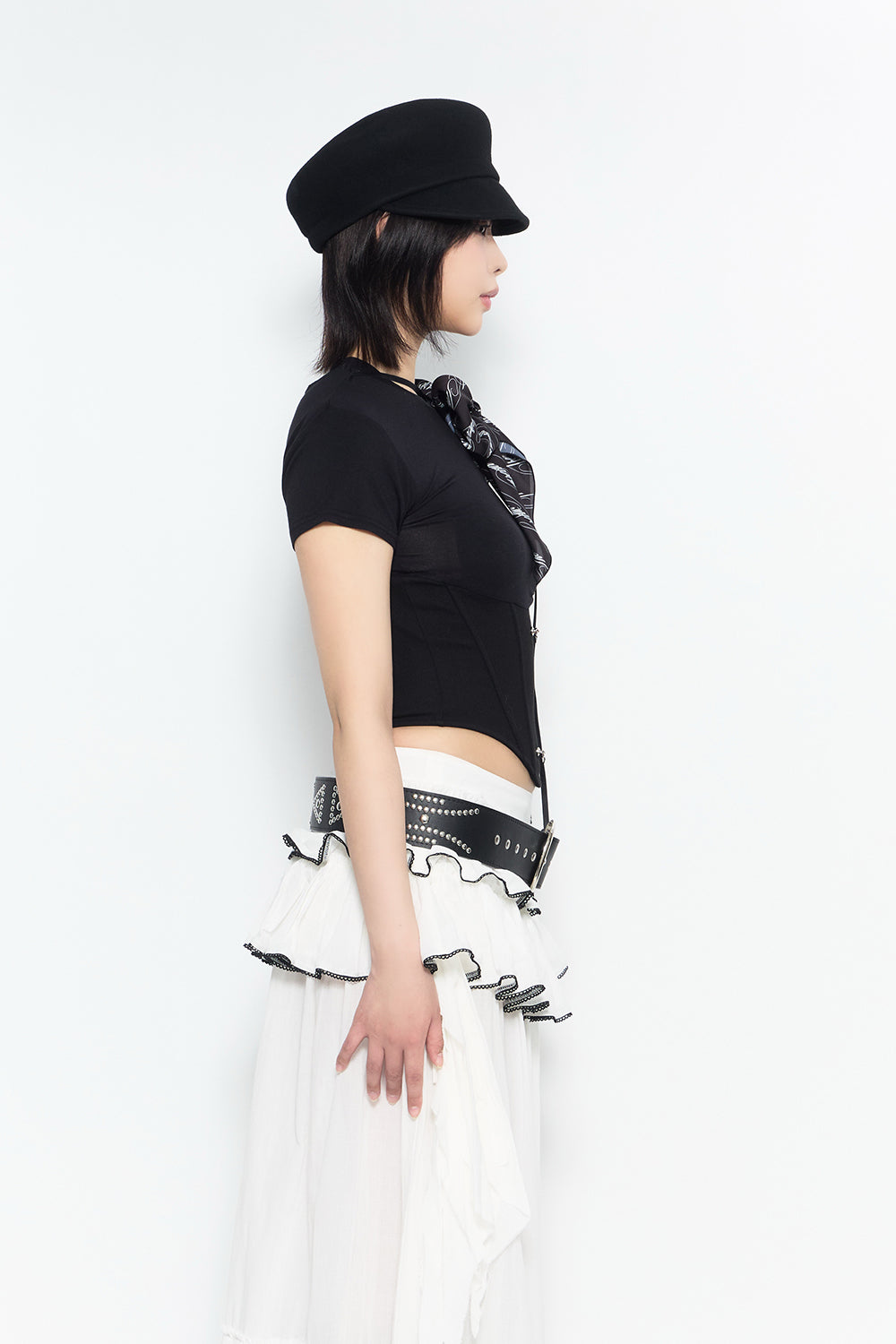 THEREDTHREAD / ザレッドスレッド】catline corset tops