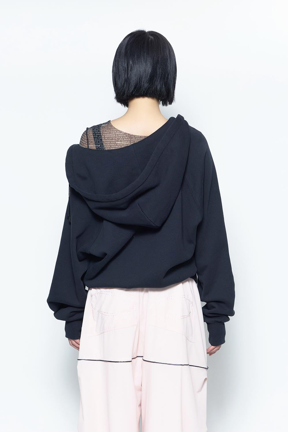 S fleece zip up hoodie