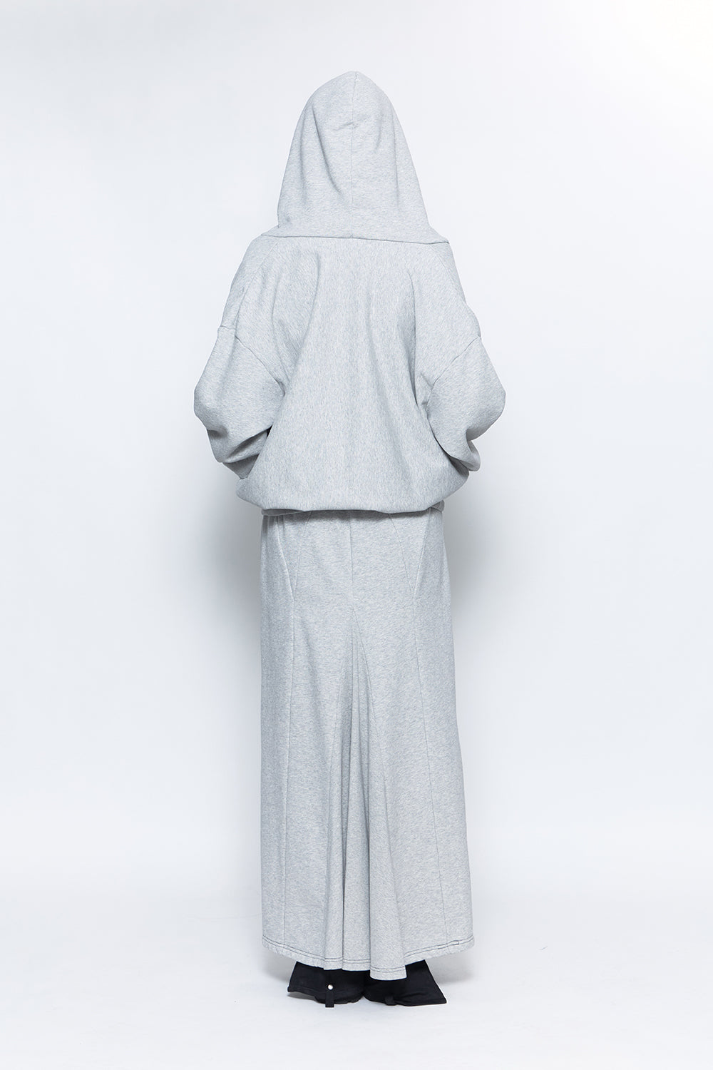 S slit line sweat skirt