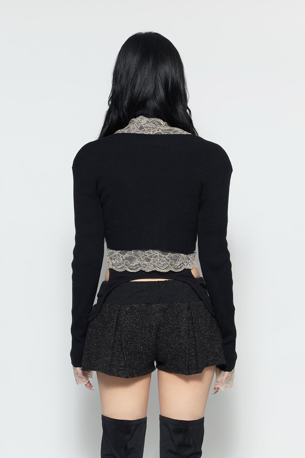 S framed lace tops