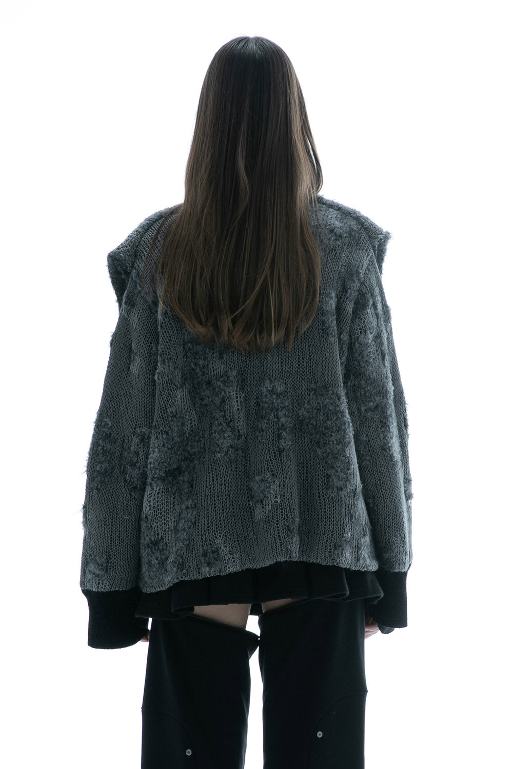 S tail cardigan long