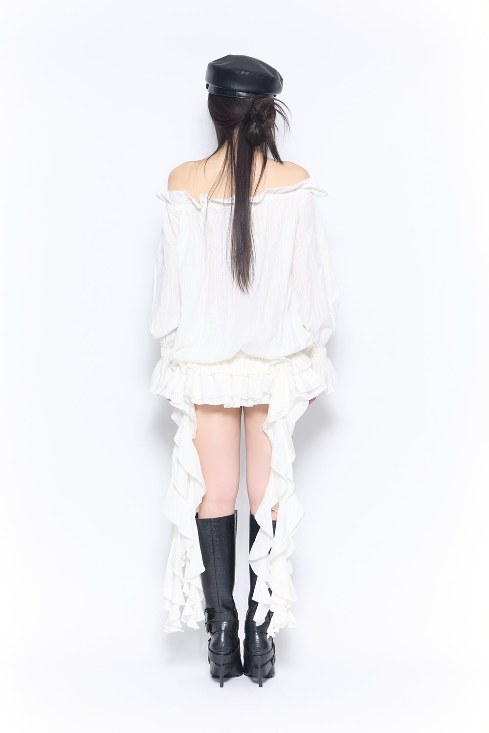 ruffle tiered dress mini