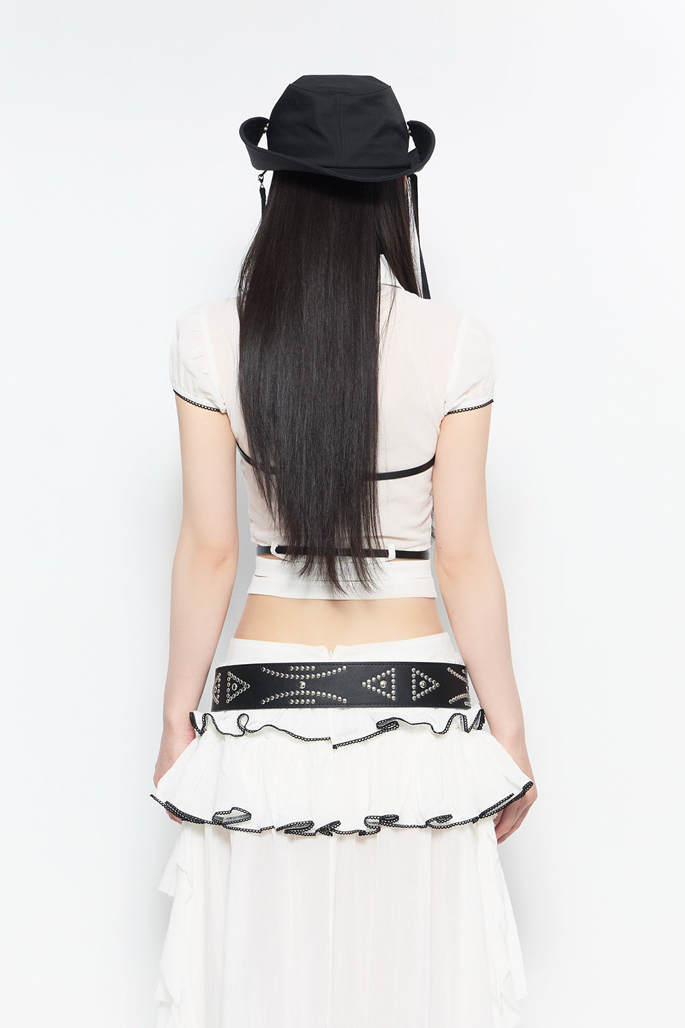 THEREDTHREAD / ザレッドスレッド】harness blouse