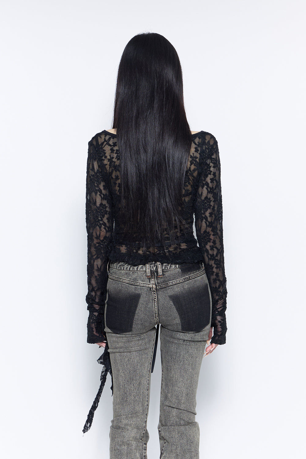trailing lace tops