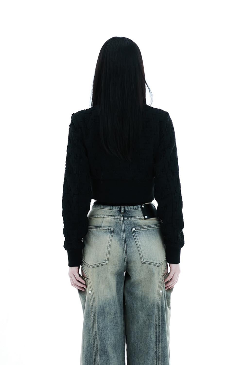 ジャケット・アウター theredthread S over tweed zip jacket THEREDTHREAD / ザレッドスレッド】S over tweed zip jacket