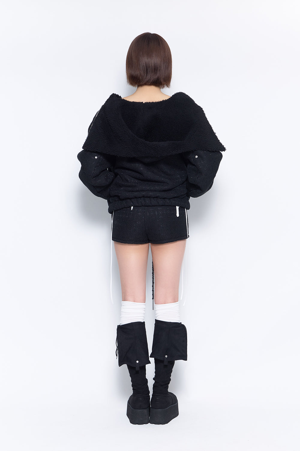 S ring biker shorts lace