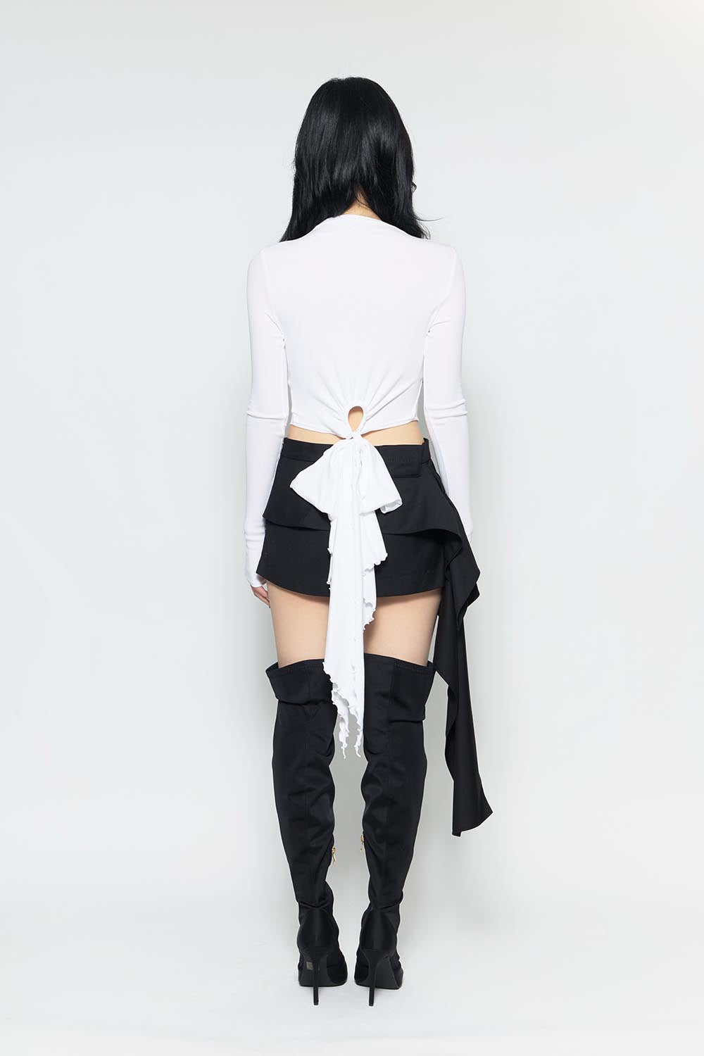 スカート theredthered S pierce skirt mini M THEREDTHREAD / ザレッドスレッド】S pierce skirt mini